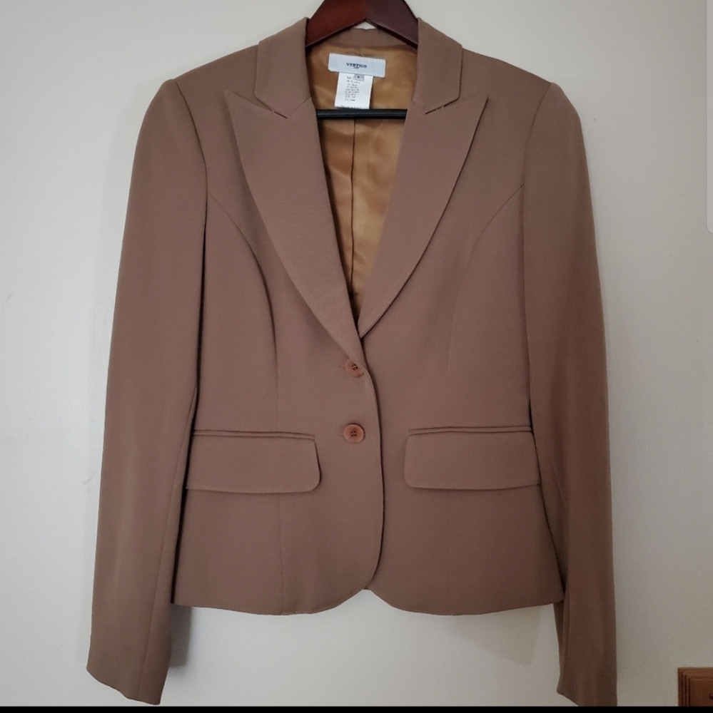 NWOT $398 Vertigo Paris Made in France Tailored Blazer Jacket S